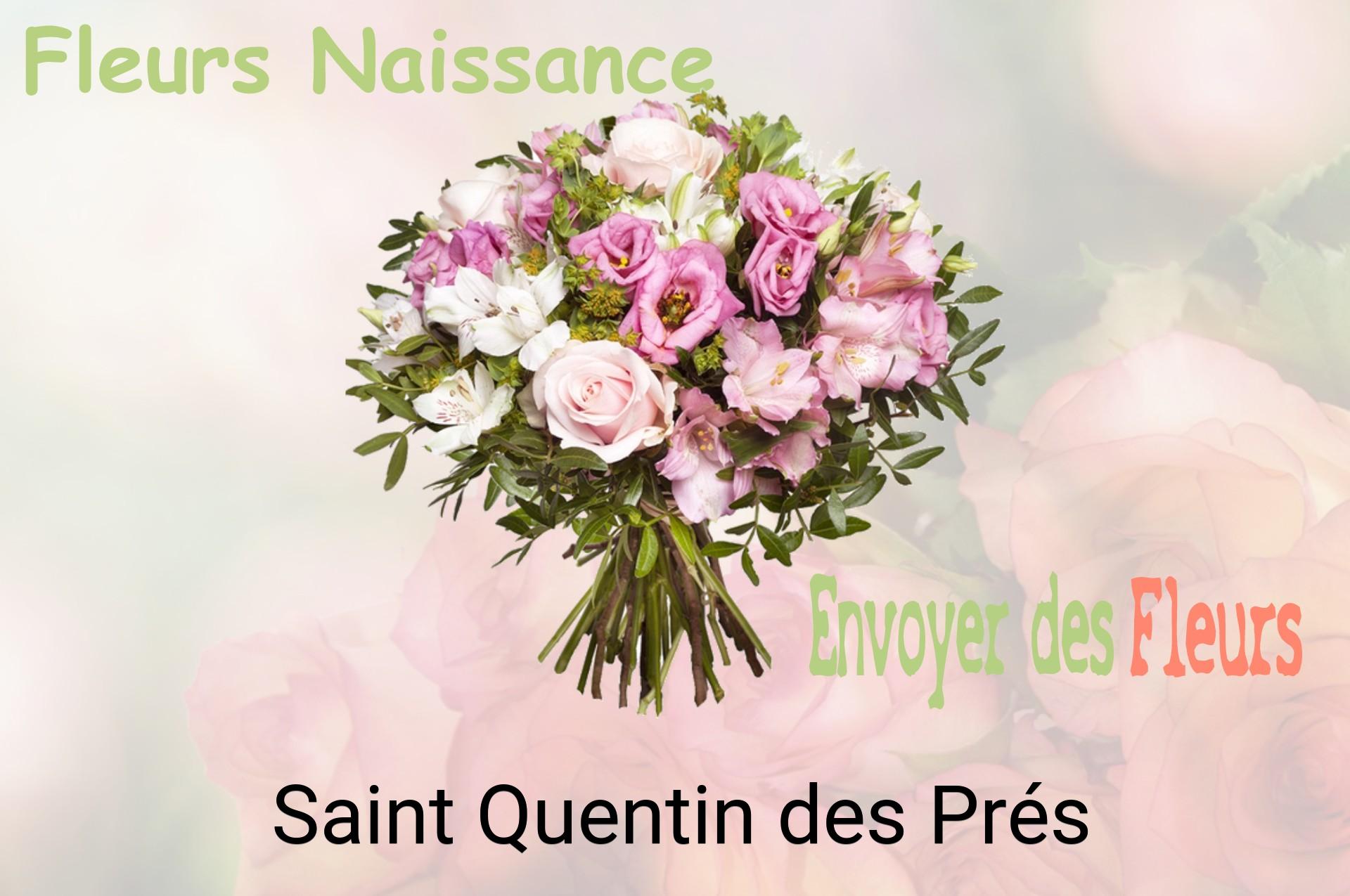 Bouquet de fleurs de naissance livré à Saint-Quentin-des-Prés