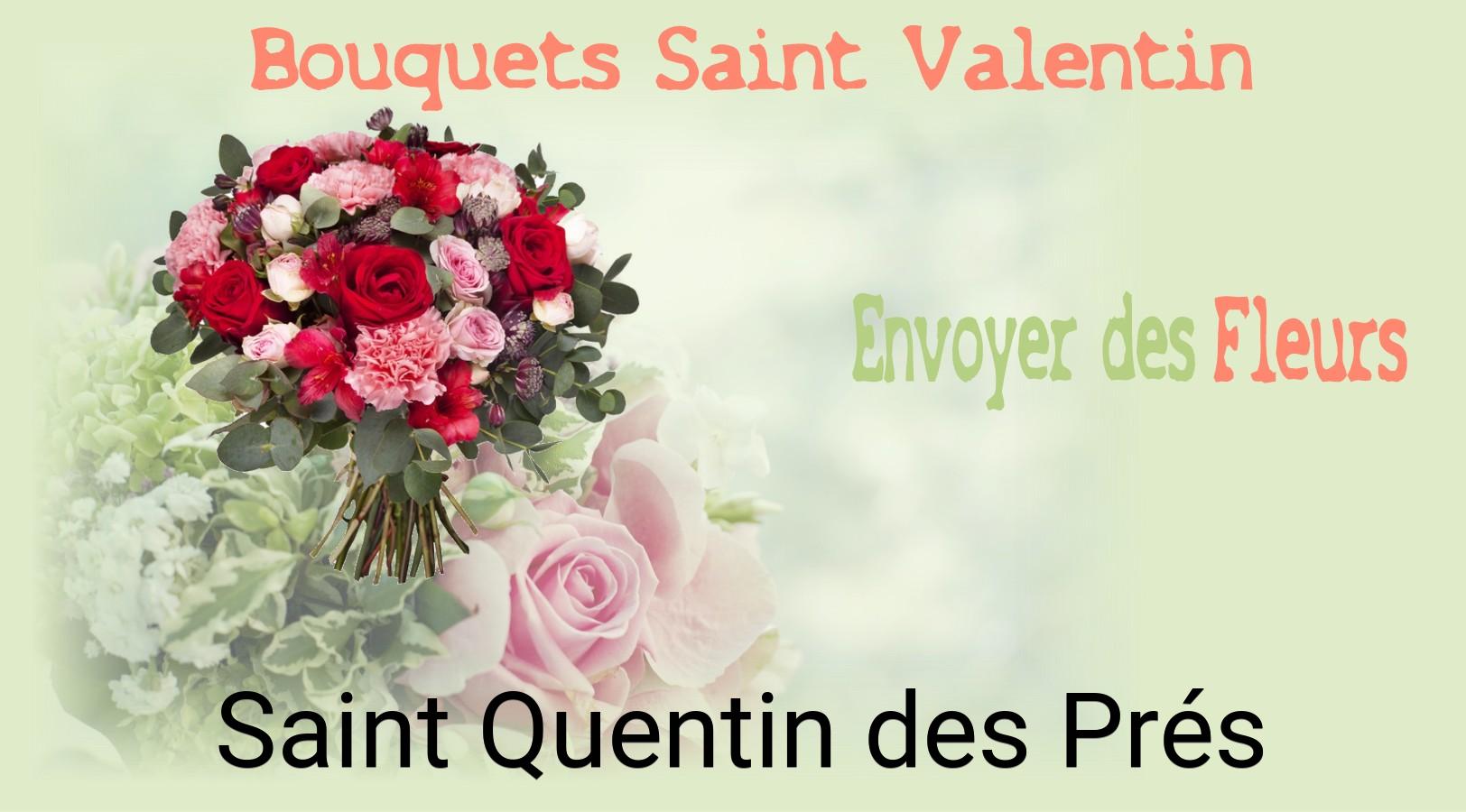 Roses de Saint-Valentin livrées à Saint-Quentin-des-Prés